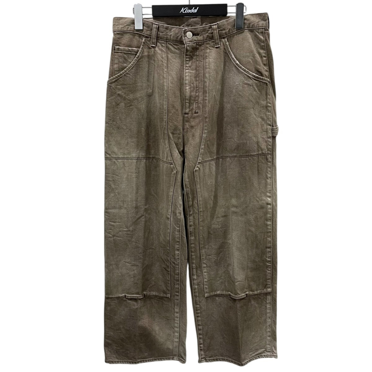 ANCELLM×1LDK 24SS 加工デニムパンツ DOUBLE KNEE PAINTER PANTS ダブルニーペインターパンツ ANC-1LDK-03 古着・中古-1枚目のアイテム画像