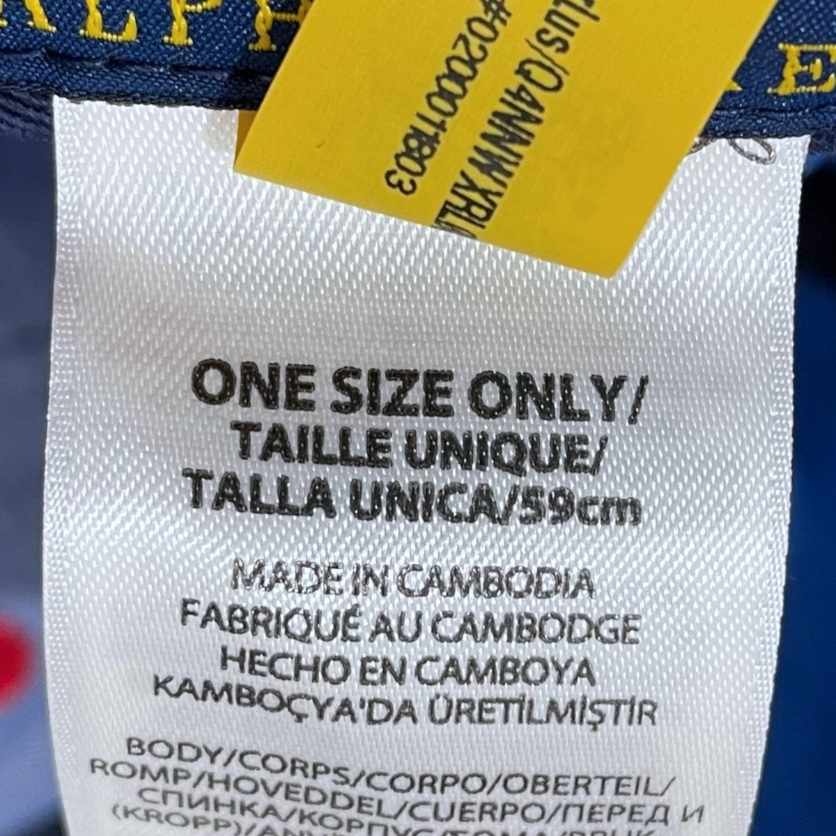 NYパッチコーデュロイキャップ