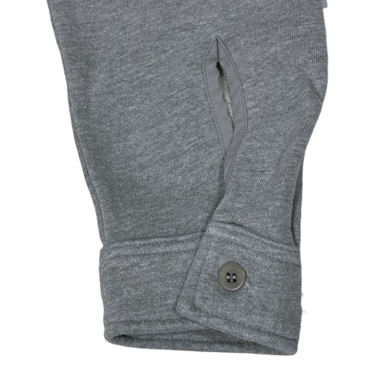 24AW スウェットジャケット Sweat Button Shirt スウェットボタンシャツ