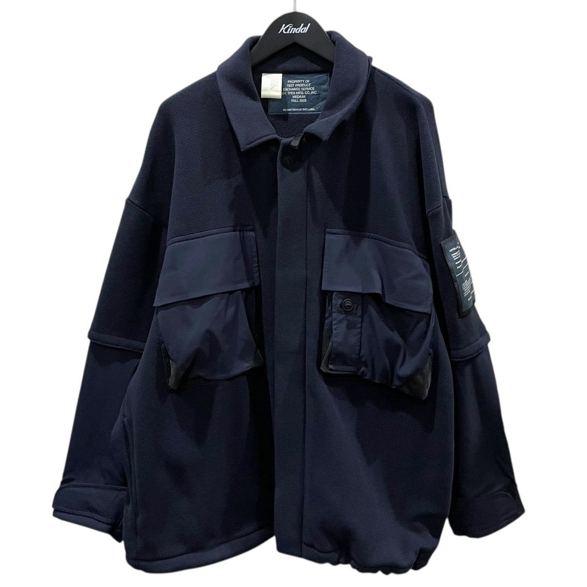 N．HOOLYWOOD 25AW フリースジャケット SHIRT BLOUSON シャツブルゾン 9252-BL06-007 古着・中古-1枚目のアイテム画像