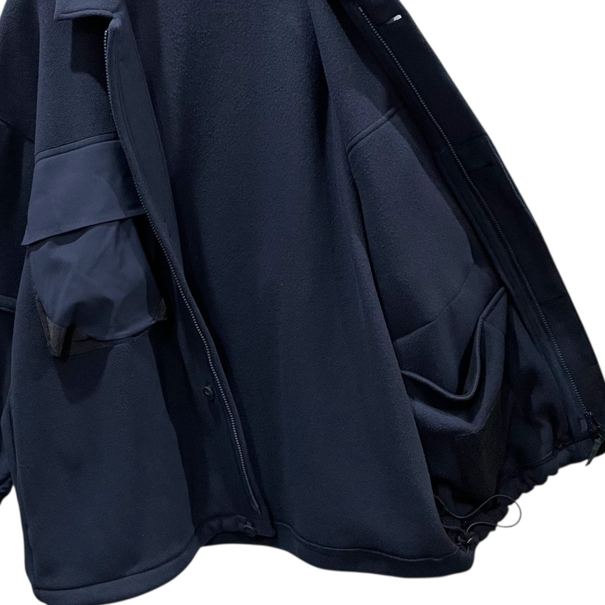 N．HOOLYWOOD 25AW フリースジャケット SHIRT BLOUSON シャツブルゾン 9252-BL06-007 古着・中古-4枚目のアイテム画像