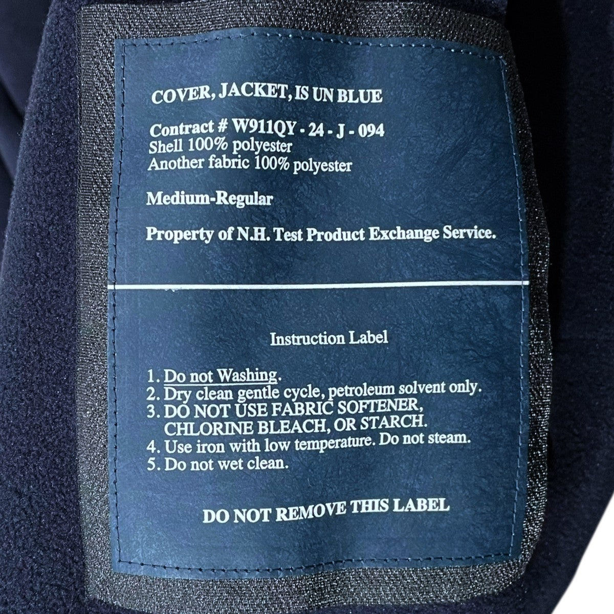 N．HOOLYWOOD 25AW フリースジャケット SHIRT BLOUSON シャツブルゾン 9252-BL06-007 古着・中古-7枚目のアイテム画像