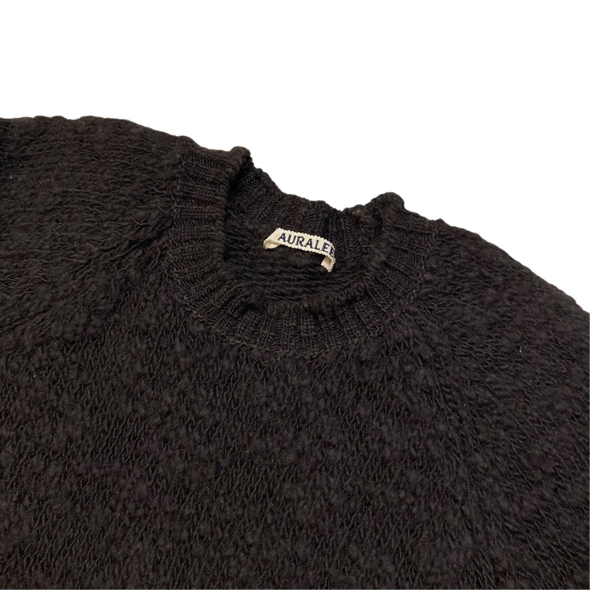 WOOL SLUB KNIT P OニットA21AP05SY