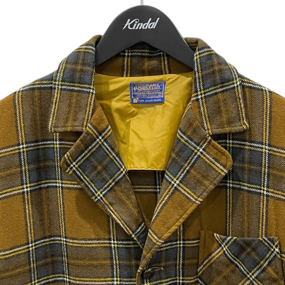 pendolton ペンドルトン　ウールジャケット　チェック柄 PENDLETON チェック柄 ウールジャケット - 古着屋グレープフルーツ