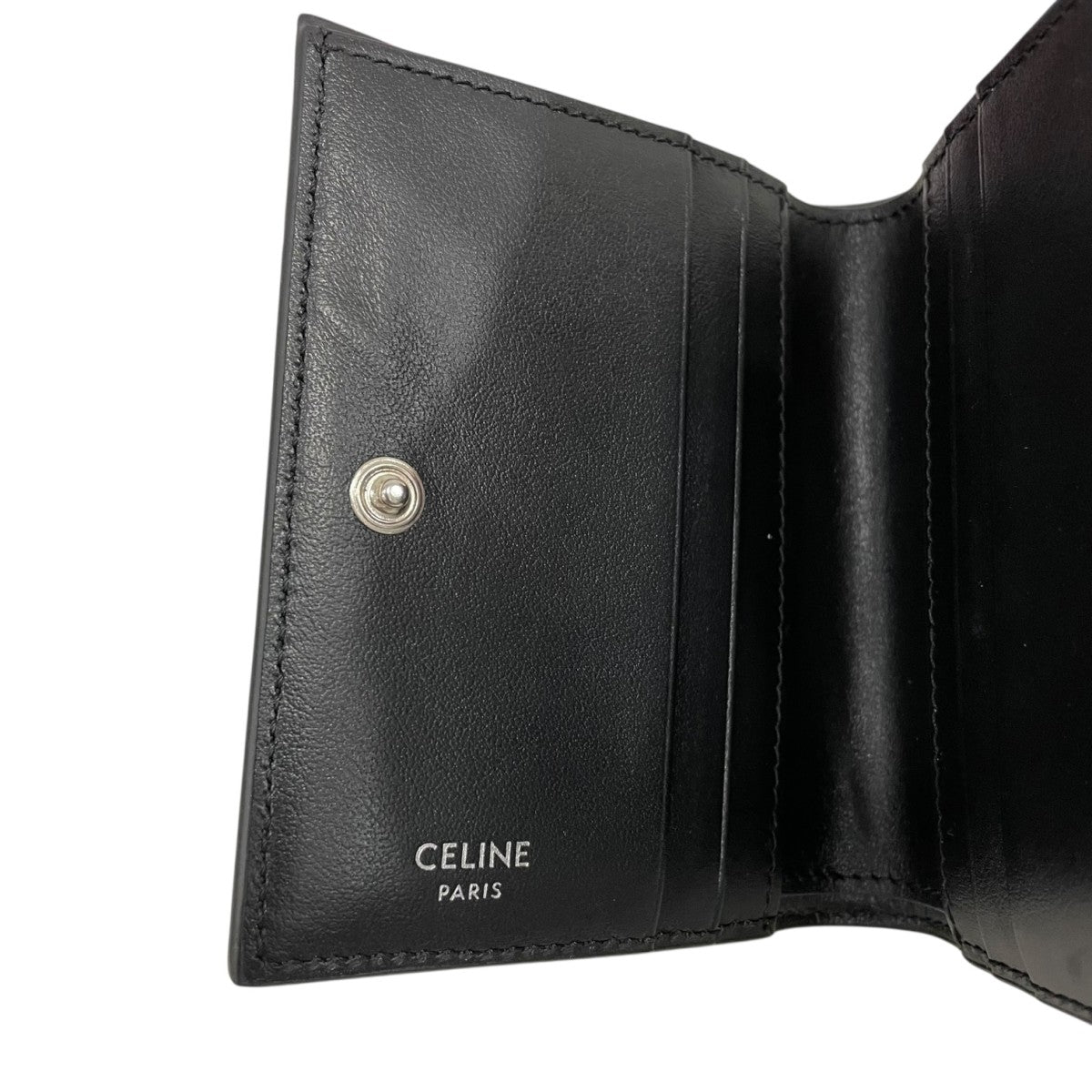 CELINE トリオンフキャンバス総柄2つ折り財布10E492GC4 古着・中古-5枚目のアイテム画像