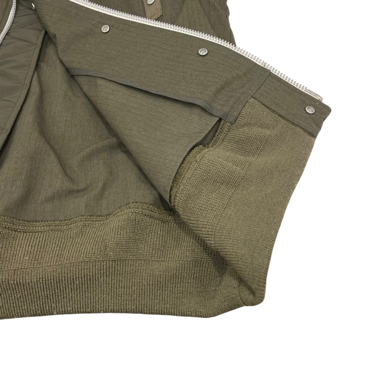 sacai Rip Stop ジップシャツジャケット 25-03772M 古着・中古-5枚目のアイテム画像