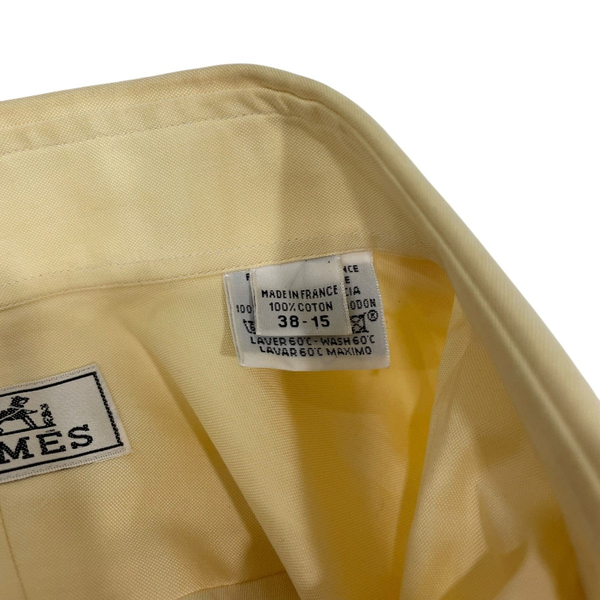 HERMES(エルメス) 長袖シャツ イエロー サイズ 38｜【公式】カインド