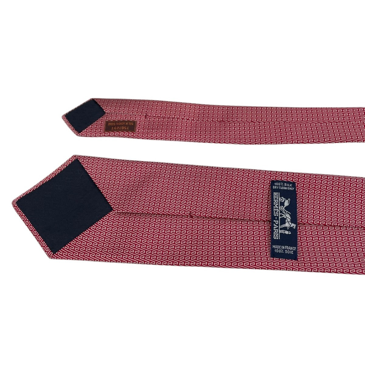 幾何学模様ネクタイ