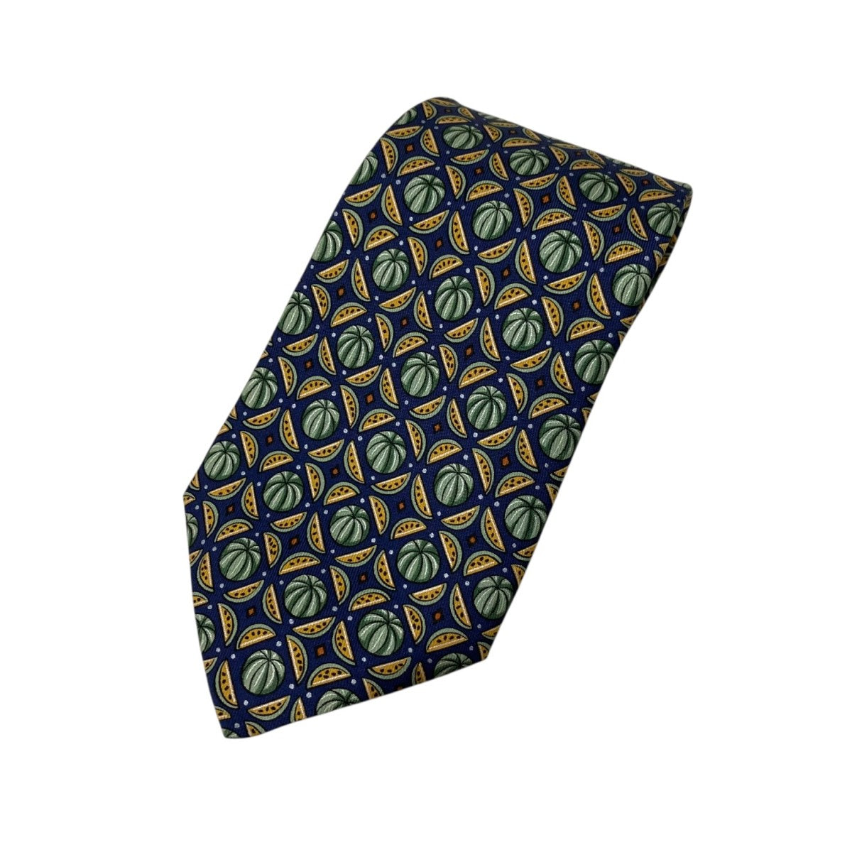 HERMES 総柄ネクタイ 古着・中古-1枚目のアイテム画像