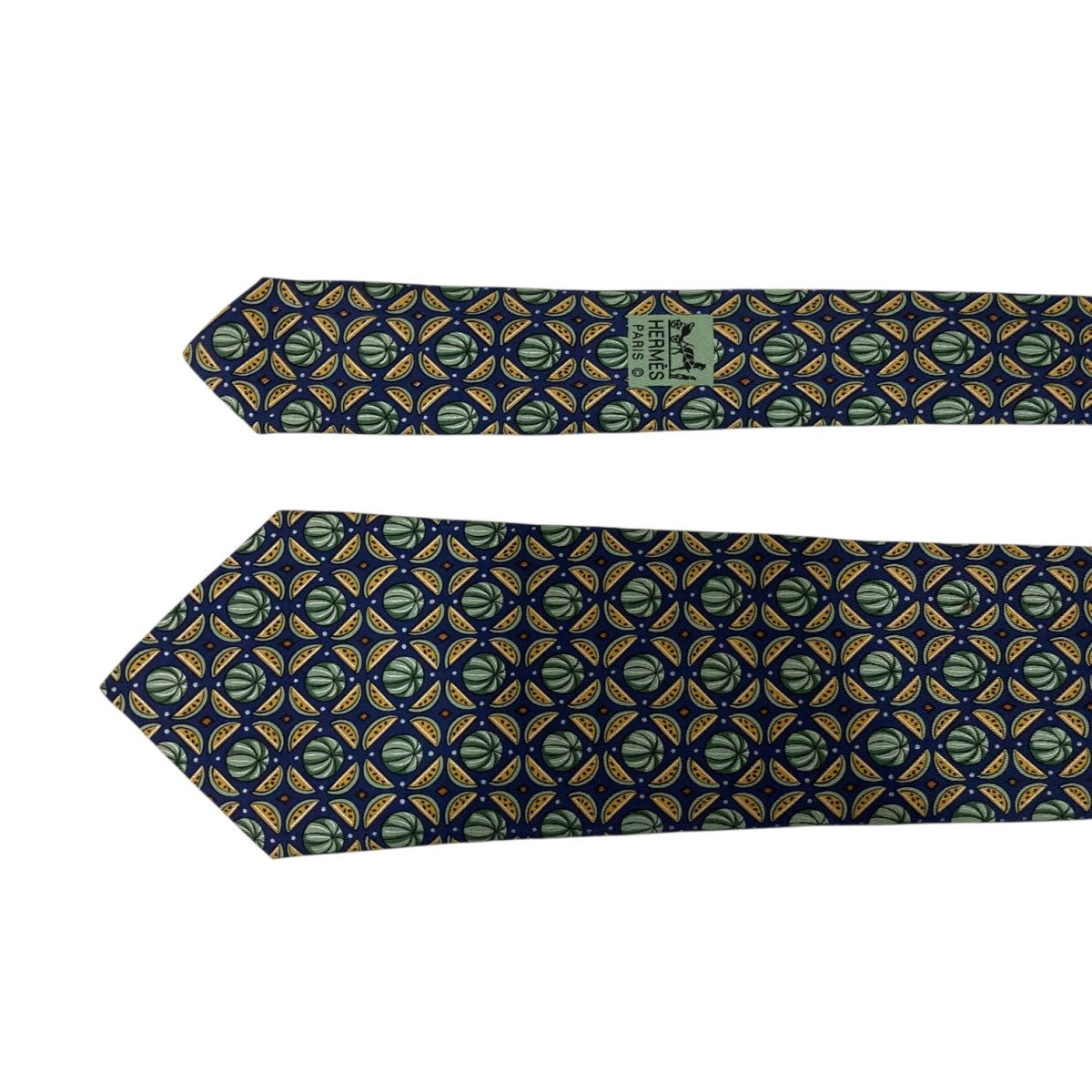 HERMES 総柄ネクタイ 古着・中古-5枚目のアイテム画像