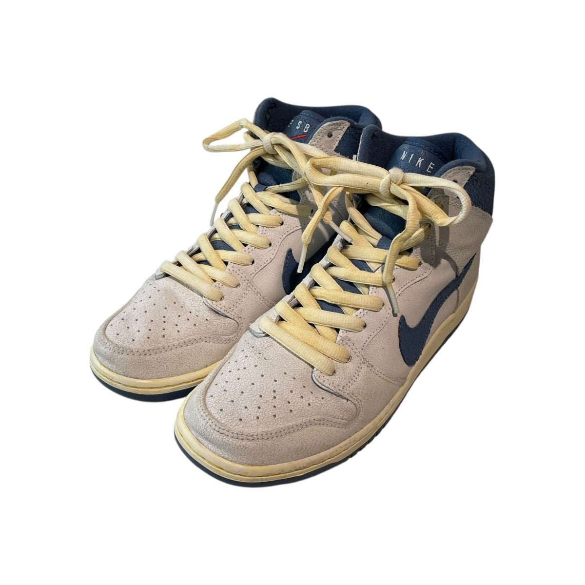 NIKE ATLAS SB Dunk High Sail／Ocean FogハイカットスニーカーCZ3334-100 古着・中古-1枚目のアイテム画像