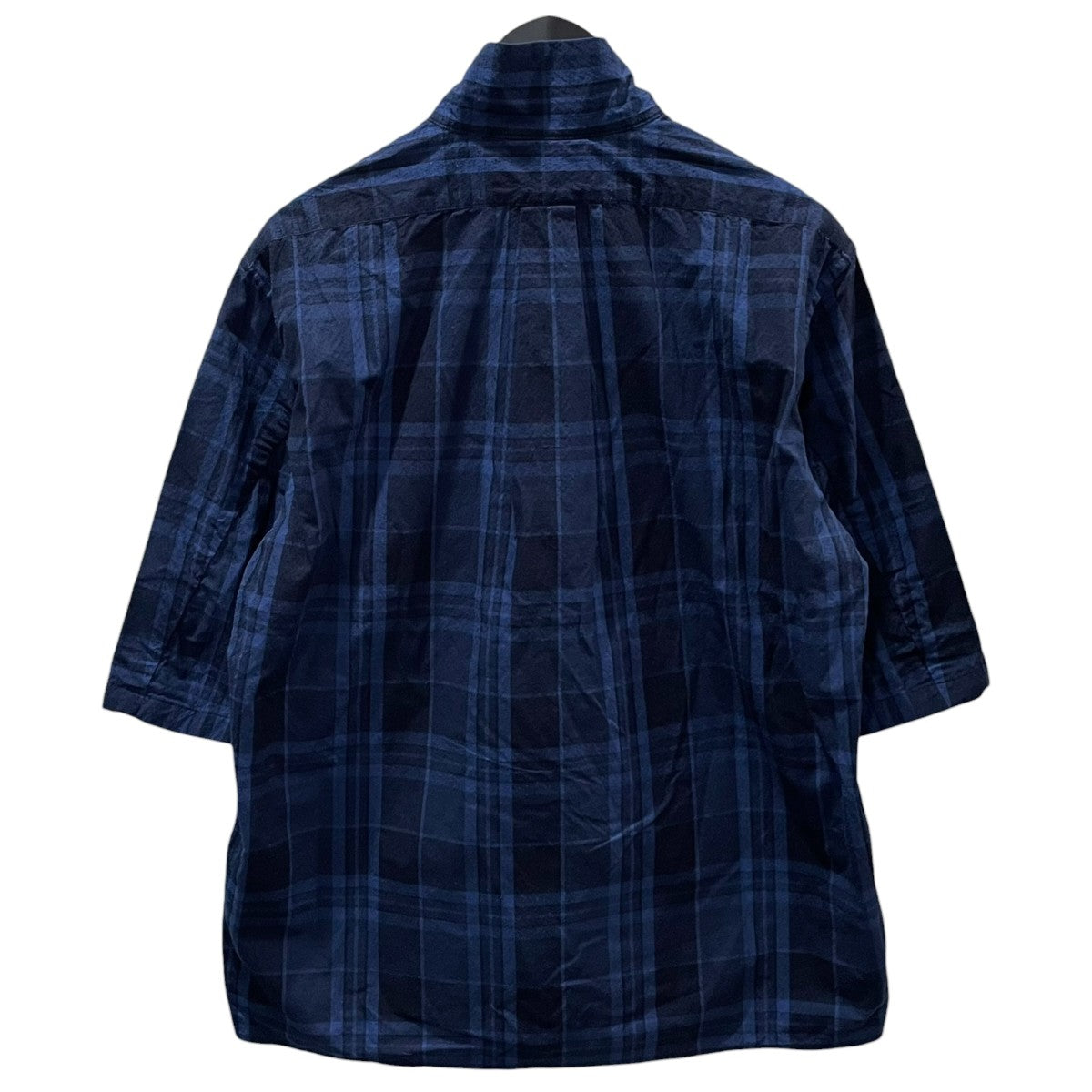 nonnative(ノンネイティブ) 25SS マドラスチェック柄ハーフジッププル