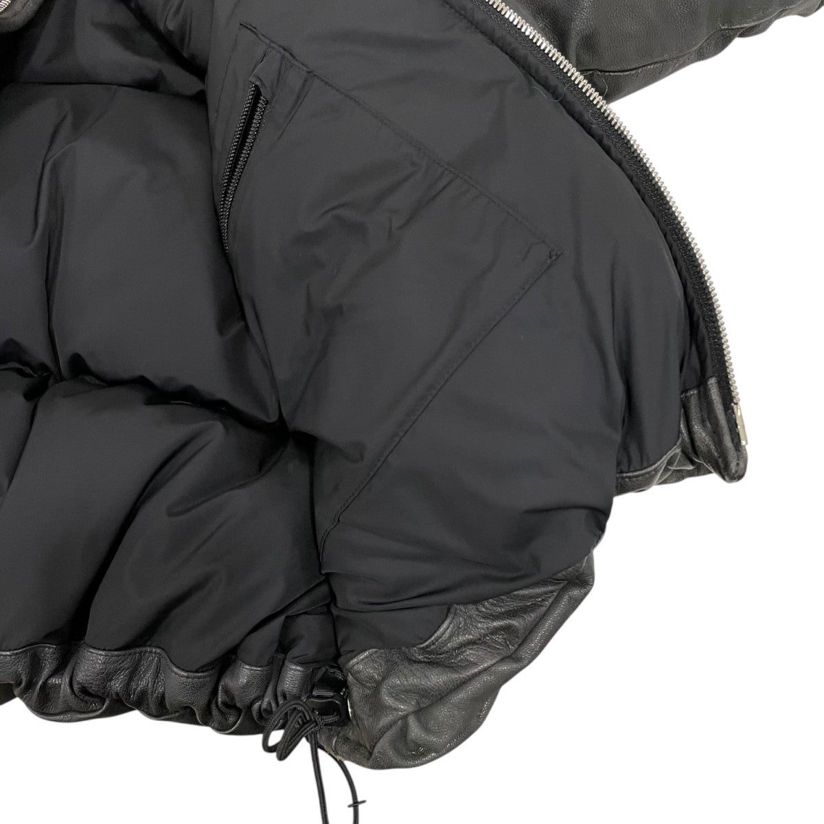 Damaged Leather ダウンジャケット1263-41-003