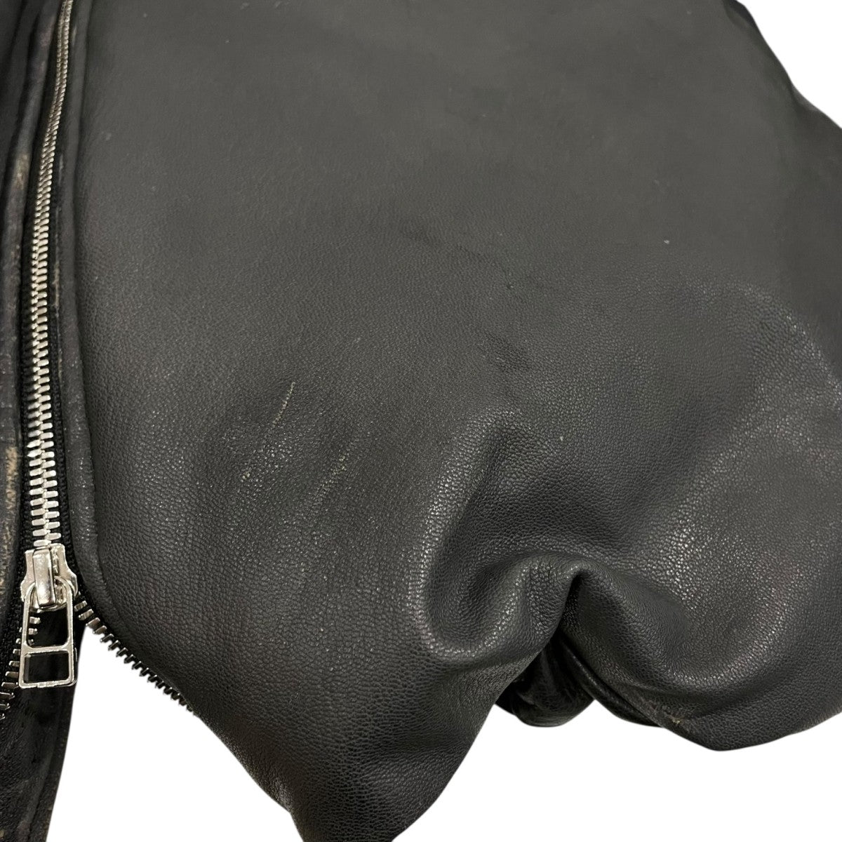 Damaged Leather ダウンジャケット1263-41-003