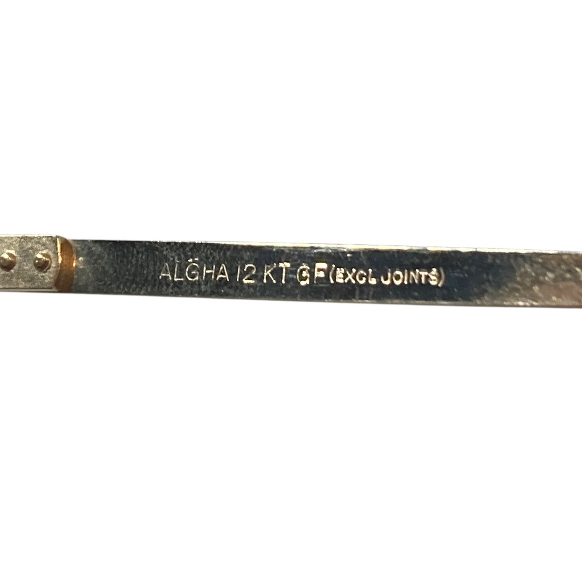 ALGHA(アルガ) 60`s ヴィンテージ眼鏡12KTGF 12KTGF ゴールド サイズ