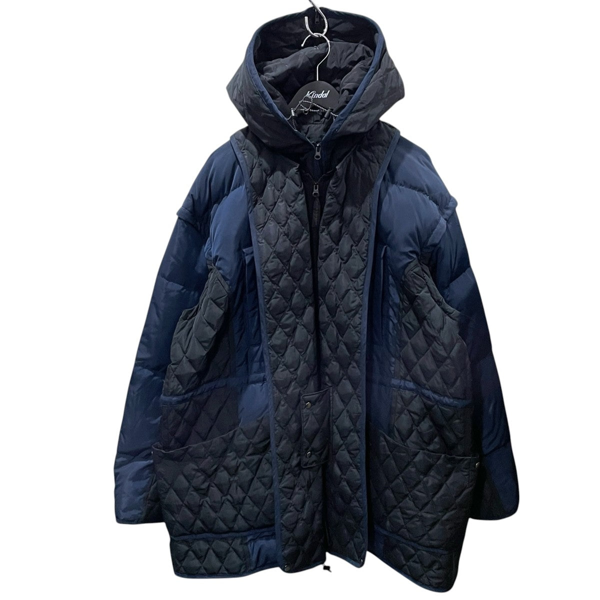 WILD THINGS×JUN MIKAMI 21AW 3WAYキルティングダウンコート WT21513ST-JM 古着・中古-1枚目のアイテム画像