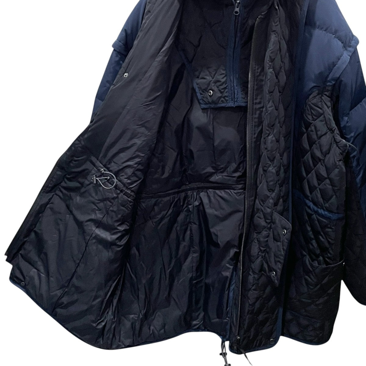 WILD THINGS×JUN MIKAMI 21AW 3WAYキルティングダウンコート WT21513ST-JM 古着・中古-4枚目のアイテム画像
