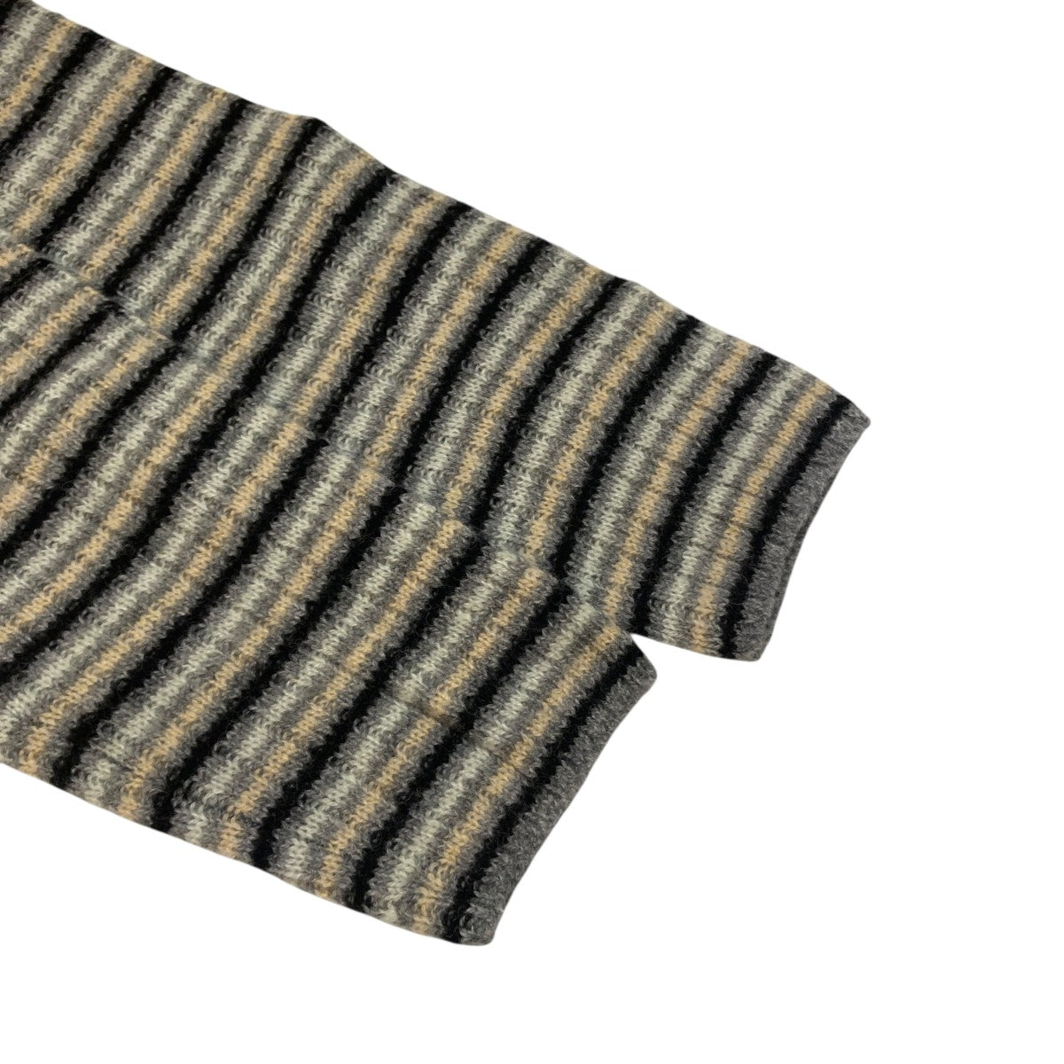 SHETLAND WOOL CASHMERE RIB KNIT P OクルーネックニットA25AP01SB