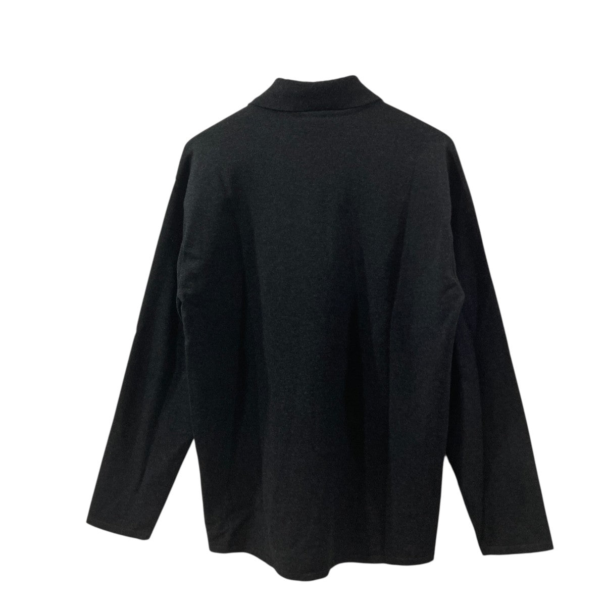 HIGH TWIST WOOL KNIT SHIRT CARDIGANニットポロシャツA25AC01CK