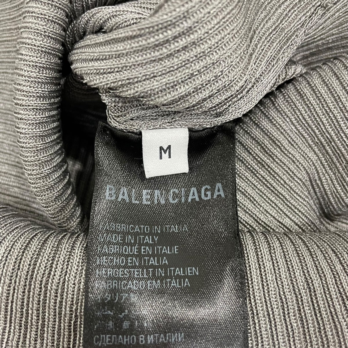 BALENCIAGA タートルネックカットソー675344 古着・中古-6枚目のアイテム画像