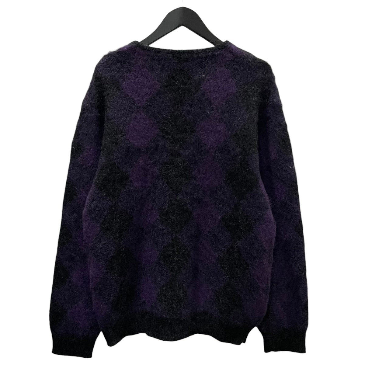 21AW ダイヤ柄モヘヤニットカーディガン Mohair Cardigan - Diamond JO257