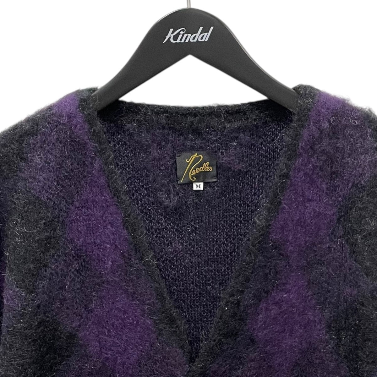 21AW ダイヤ柄モヘヤニットカーディガン Mohair Cardigan - Diamond JO257