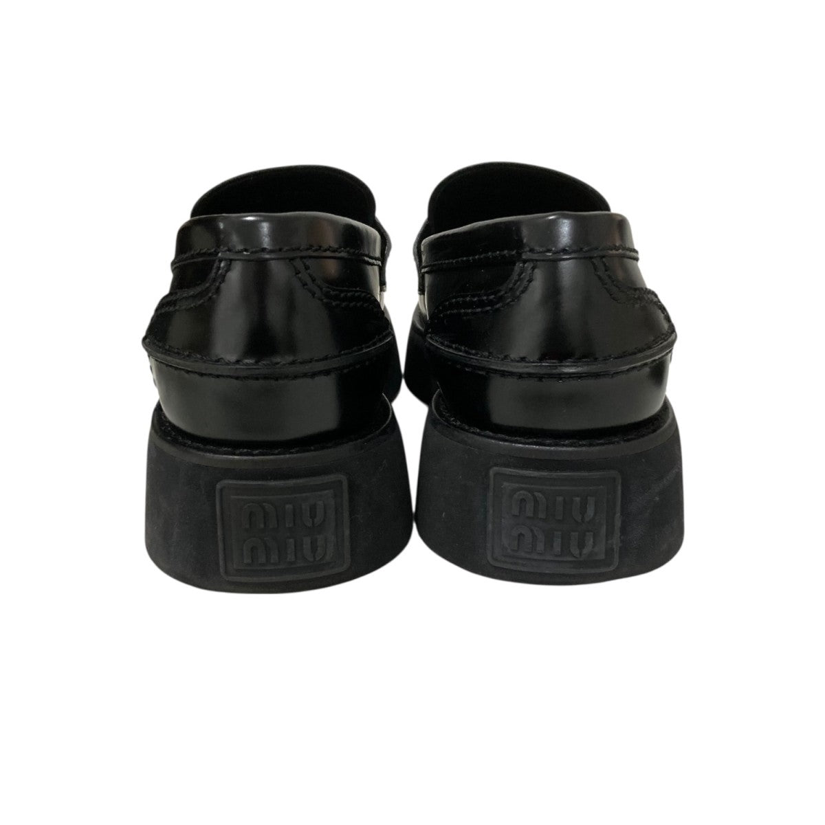 MIU MIU プラットフォーム ペニーローファーローファー5D175E 古着・中古-4枚目のアイテム画像