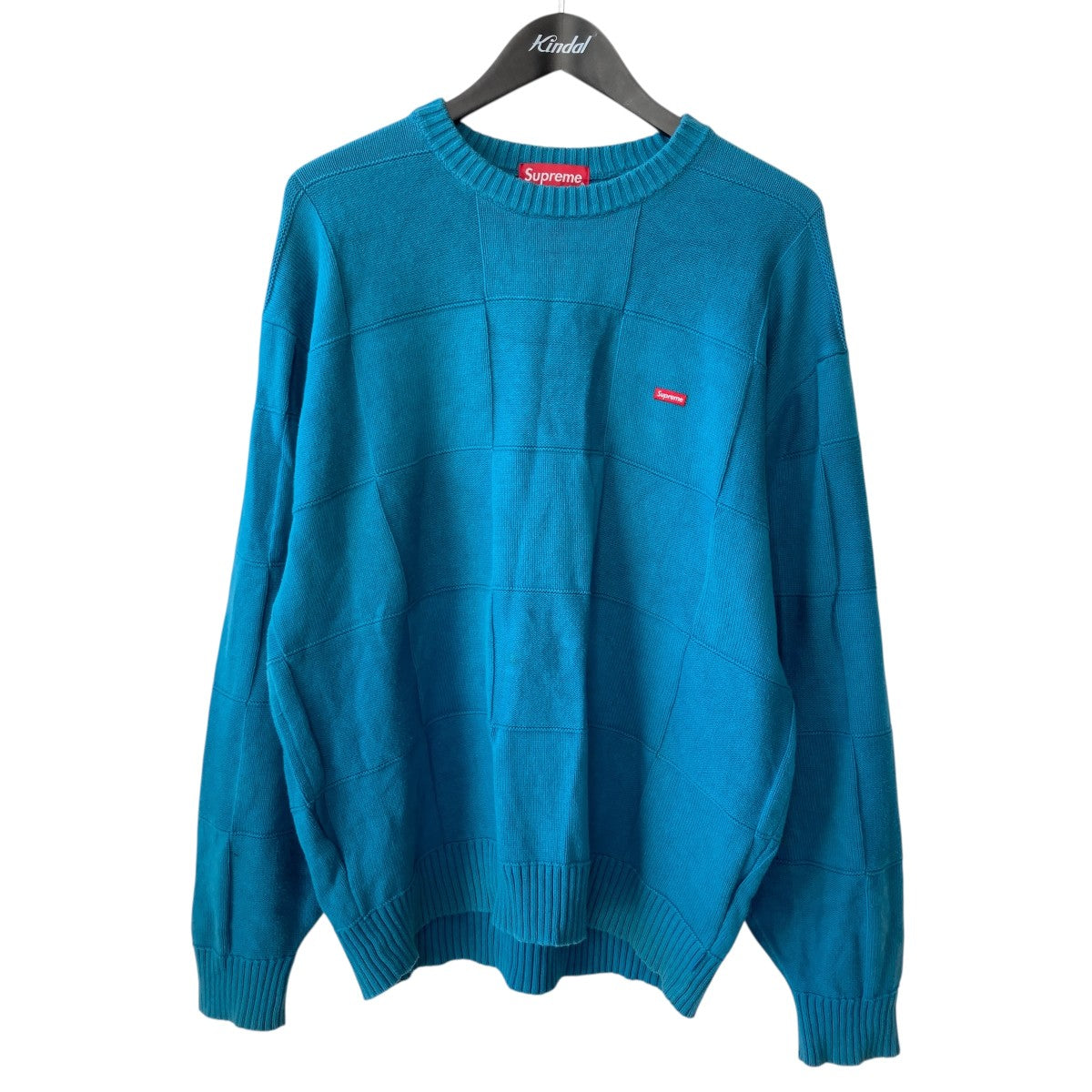 Tonal Checkerboard Small Box Sweaterニットセーター