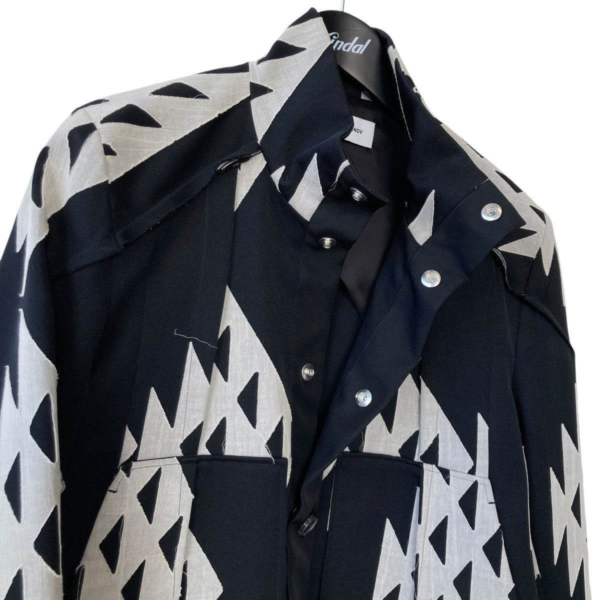 Kiko Kostadinov TULCEA HUNTING JACKET総柄ジャケット00082020 古着・中古-4枚目のアイテム画像