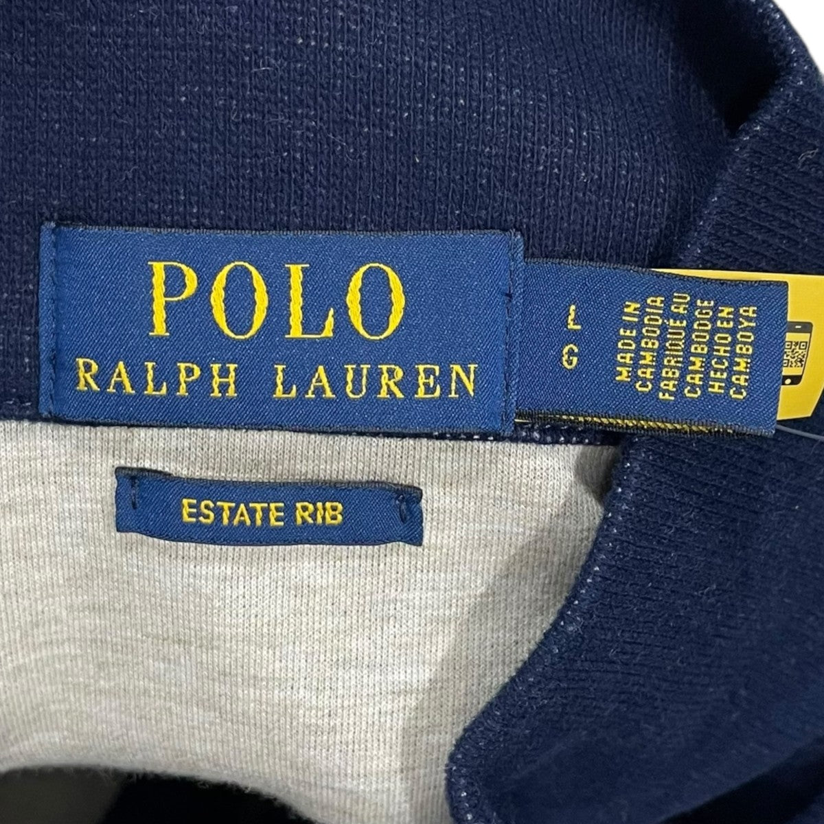 POLO RALPH LAUREN ハーフジップコットンニットセーター MNPOKNI16824919 古着・中古-6枚目のアイテム画像