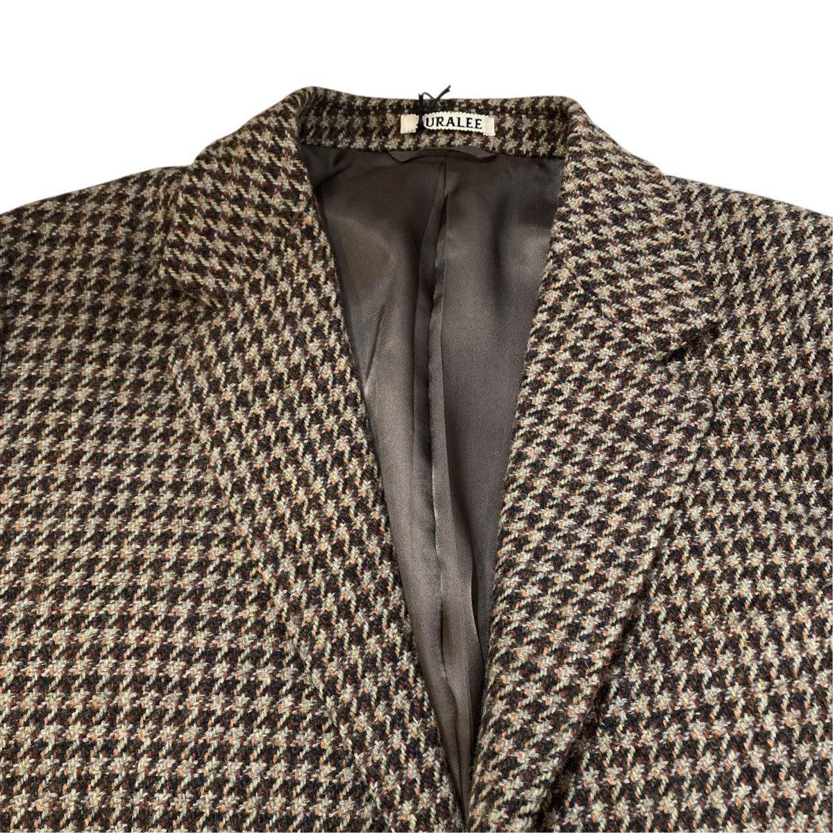 BRITISH WOOL TWEED OVER JACKET千鳥格子テーラードジャケットA23AJ01BT