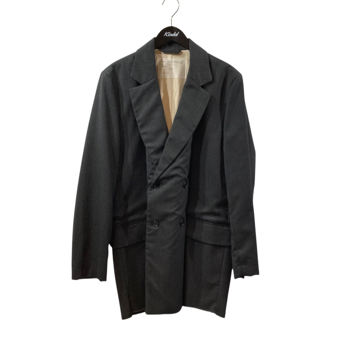CAMIEL FORTGENS Double Breasted Suit Jacketジャケット 古着・中古-1枚目のアイテム画像