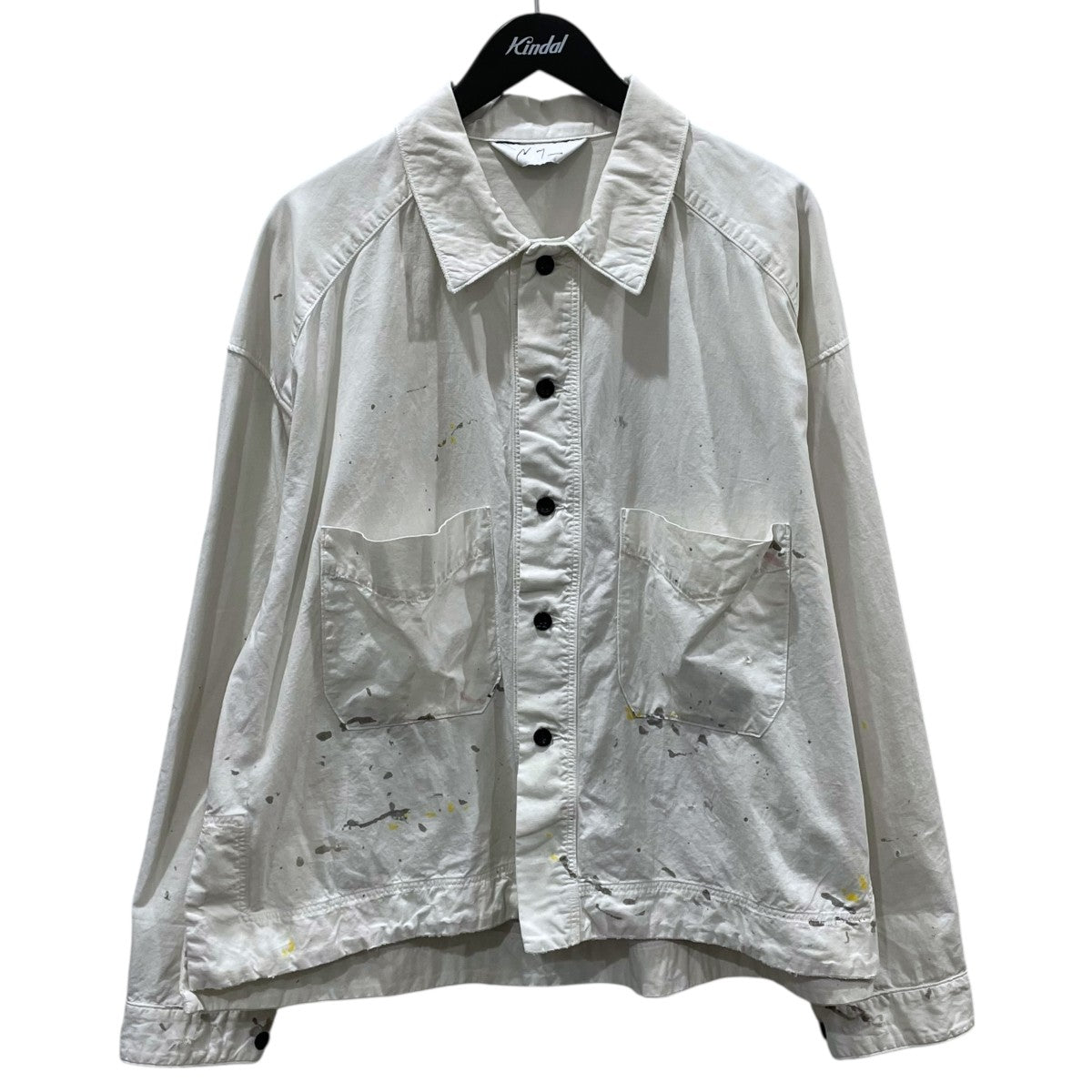 ANCELLM 25SS 加工ジャケット CHAMBRAY SHIRT JACKET シャンブレーシャツジャケット ANC-SH52 古着・中古-1枚目のアイテム画像