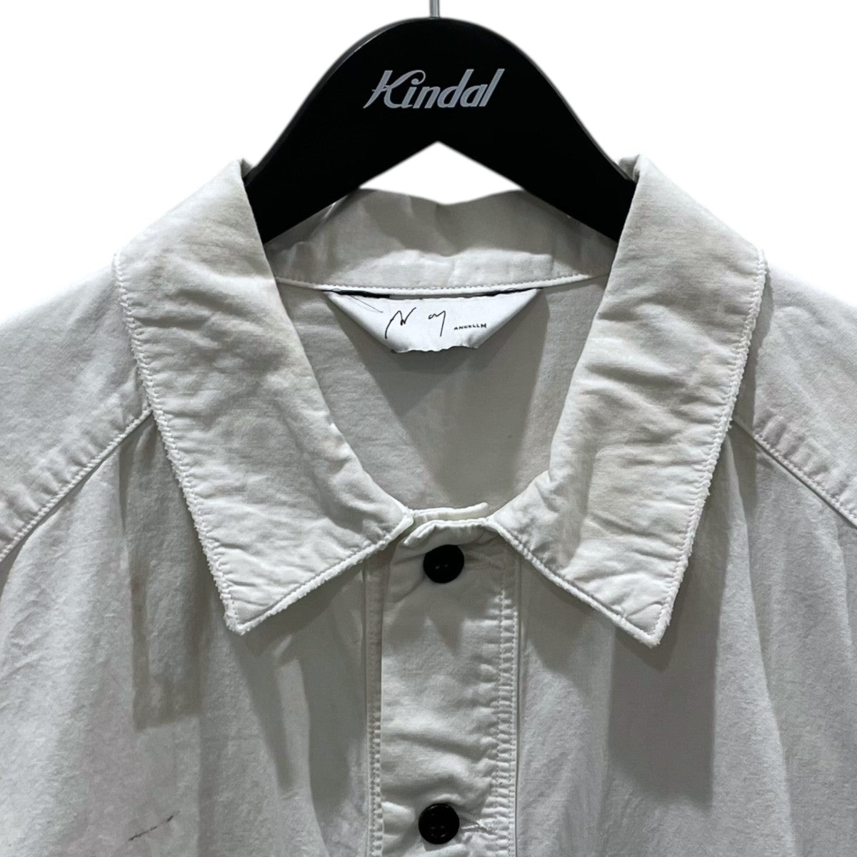 ANCELLM 25SS 加工ジャケット CHAMBRAY SHIRT JACKET シャンブレーシャツジャケット ANC-SH52 古着・中古-3枚目のアイテム画像