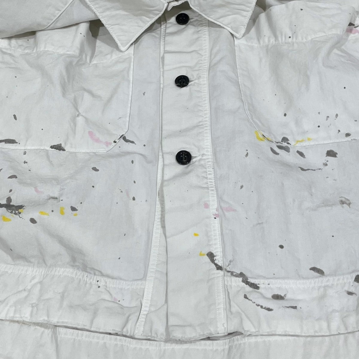 ANCELLM 25SS 加工ジャケット CHAMBRAY SHIRT JACKET シャンブレーシャツジャケット ANC-SH52 古着・中古-5枚目のアイテム画像
