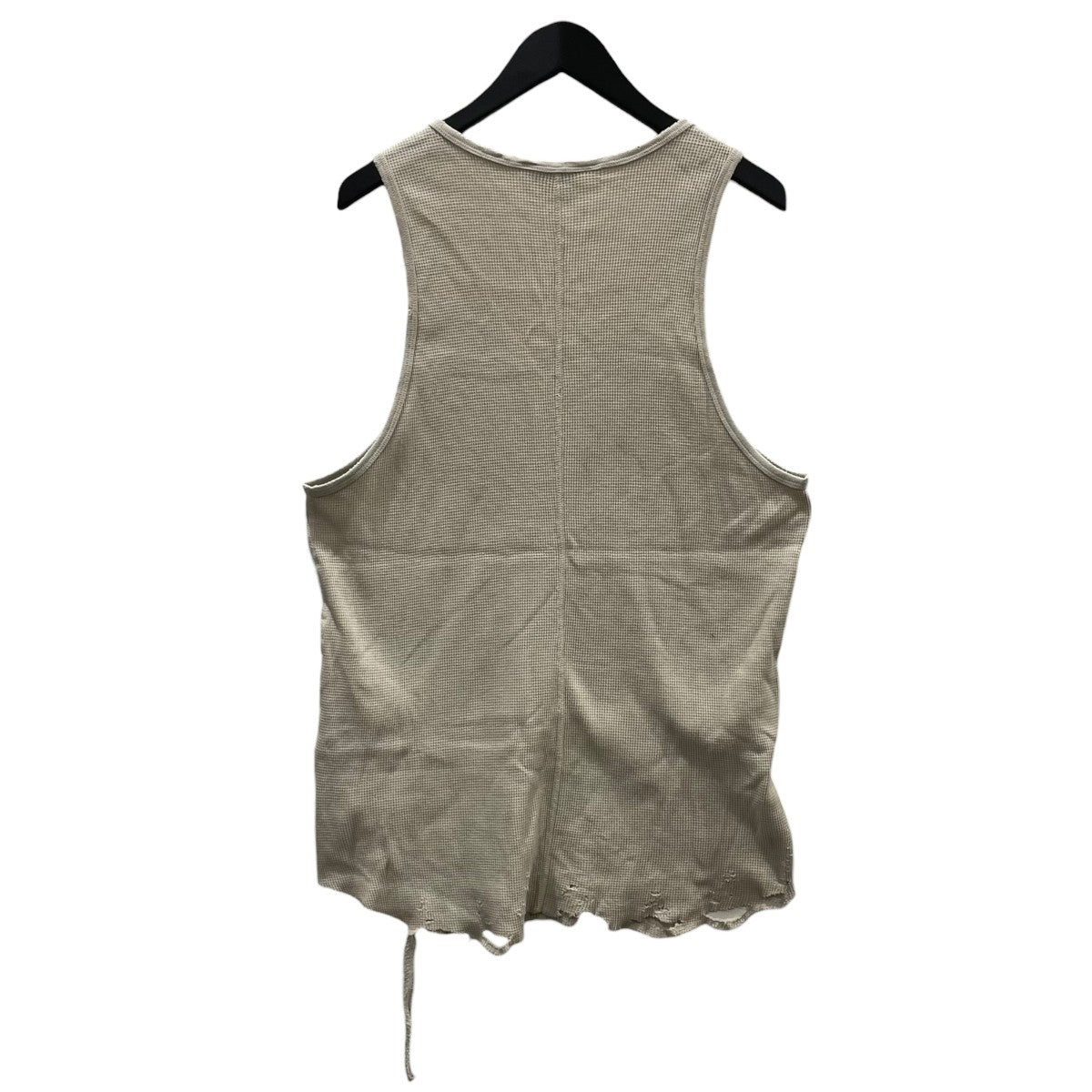 24SS ダメージ加工タンクトップ DAMAGE WAFFLE TANK TOP ダメージ ワッフル タンクトップ ANC-CT57