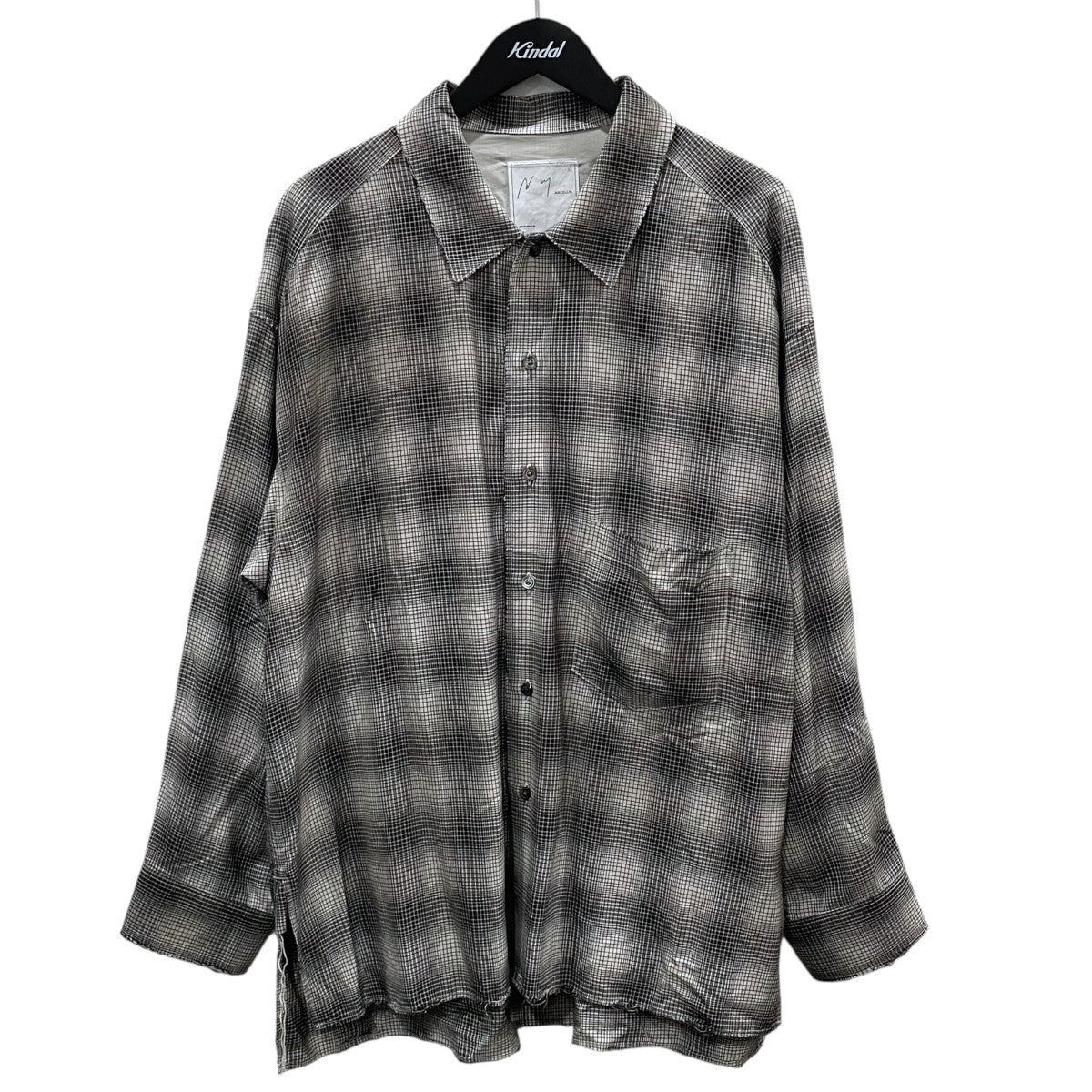 25SS オンブレチェック柄シャツ OMBRECHECK SHIRT ANC-SH61