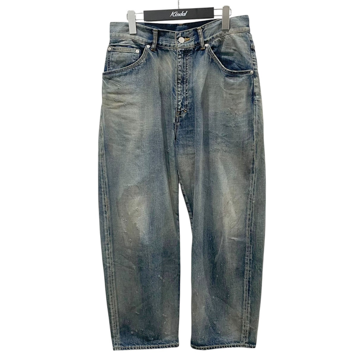 ANCELLM(アンセルム) 25SS 加工デニムパンツ TAPERED 5P DENIM PANTS