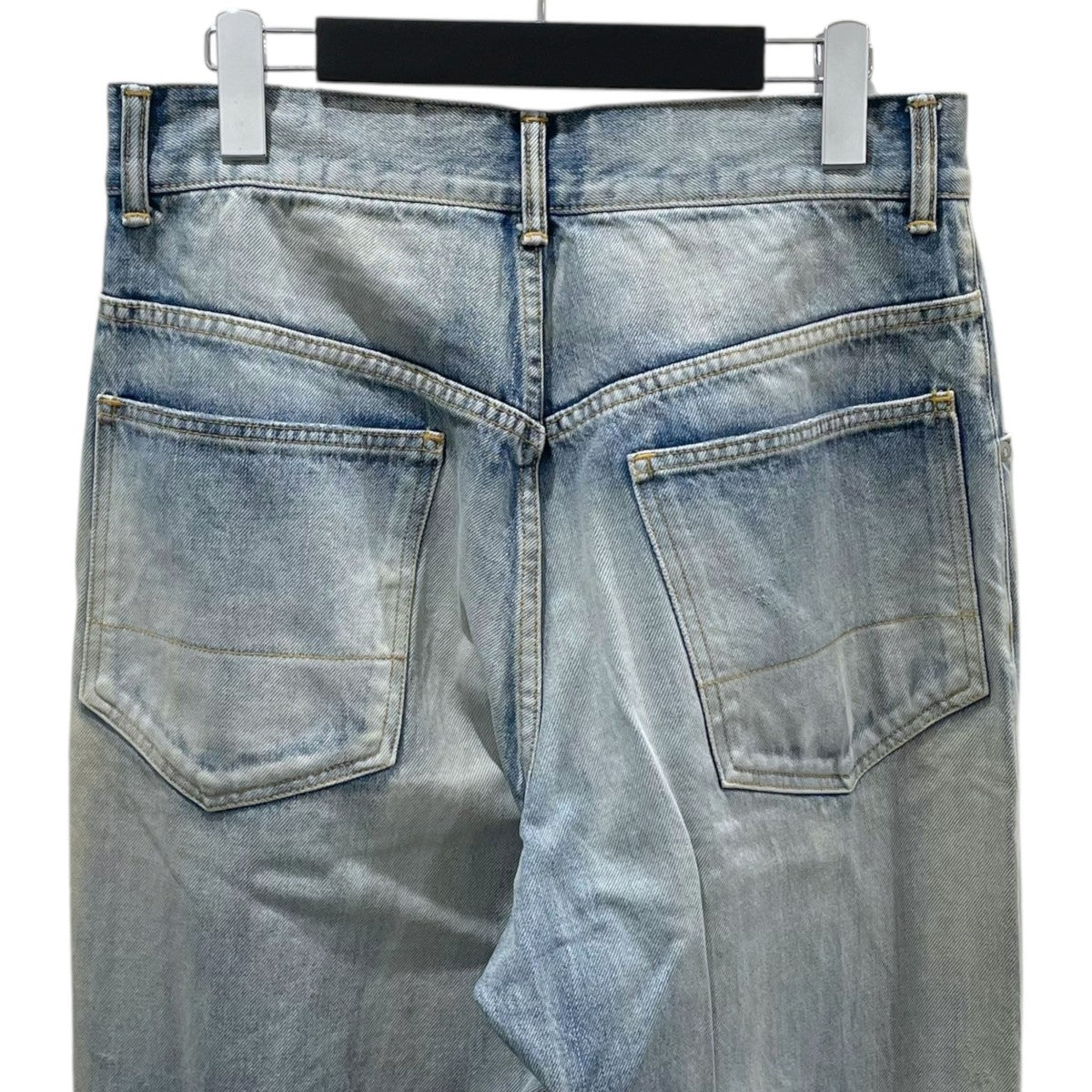 ANCELLM 加工デニムパンツ SELVEDGE TAPERED 5P DENIM PANTS セルビッジ テーパード 5ポケット デニムパンツ ANC-PT03 古着・中古-4枚目のアイテム画像