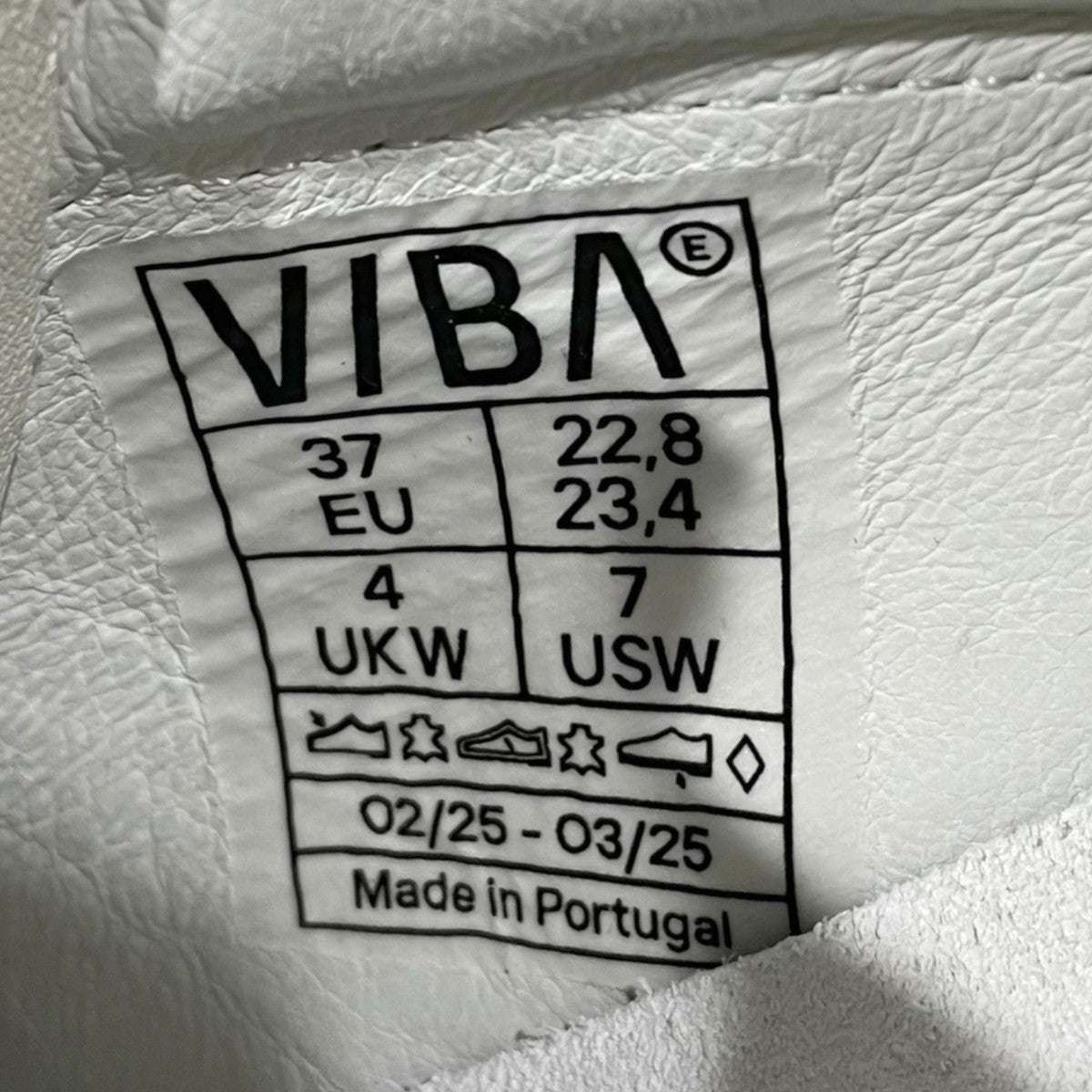 VIBAe スニーカー LONDON Bio Leather ロンドン・バイオレザー 古着・中古-6枚目のアイテム画像