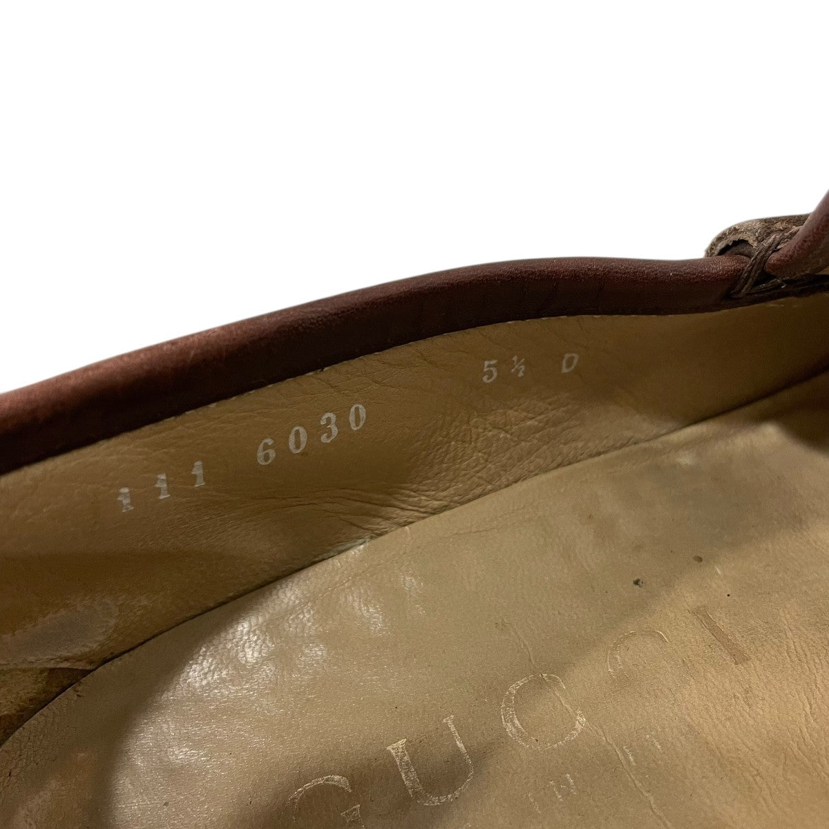 GUCCI(グッチ) ローファー1116030 1116030 ブラウン サイズ 5 1/2