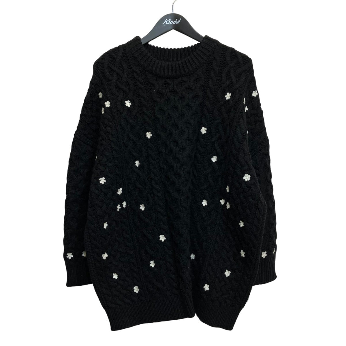 Floral Cable KnitクルーネックニットGPG-538