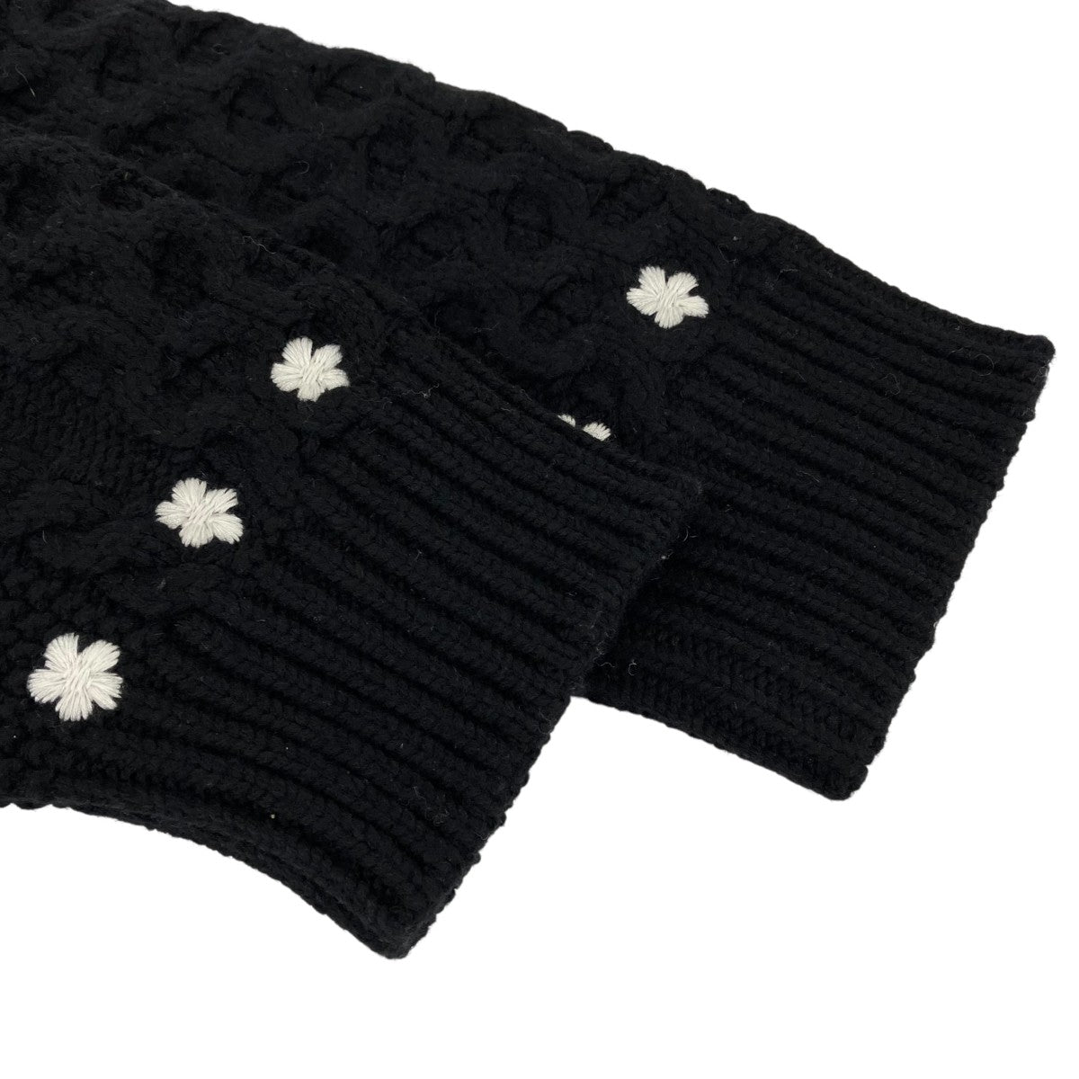 Floral Cable KnitクルーネックニットGPG-538