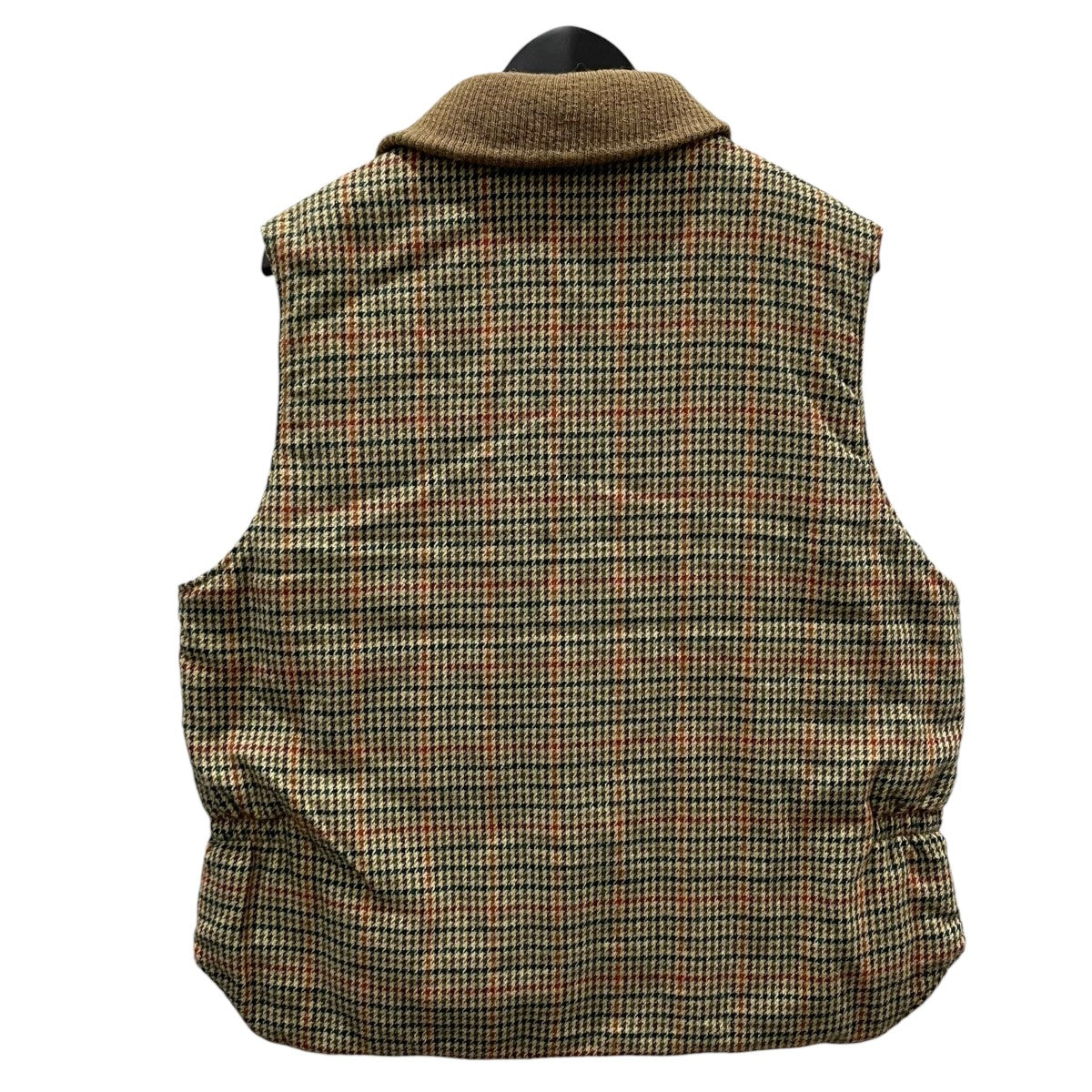 23AW ガンクラブチェック柄ジップアップ中綿ベスト LL Vest - Acrylic Wool Gunclub Check