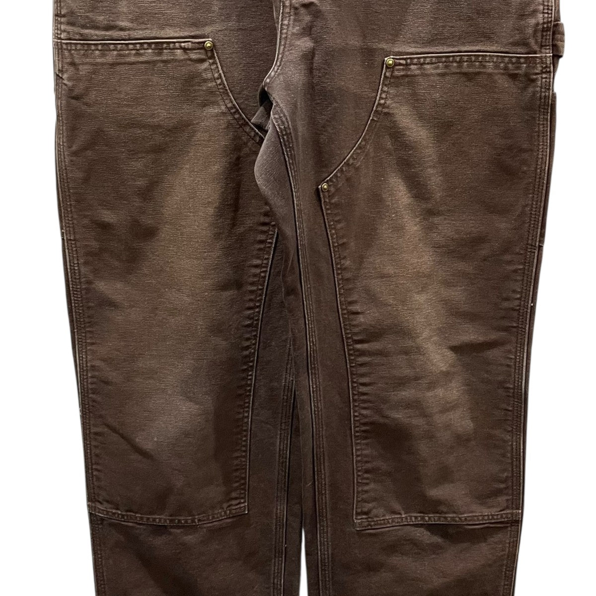 ダブルニーパンツ WASHED-DUCK DOUBLE-FRONT WORK DUNGAREE ウォッシュド ダック ダブルフロント ワークダンガリー B136