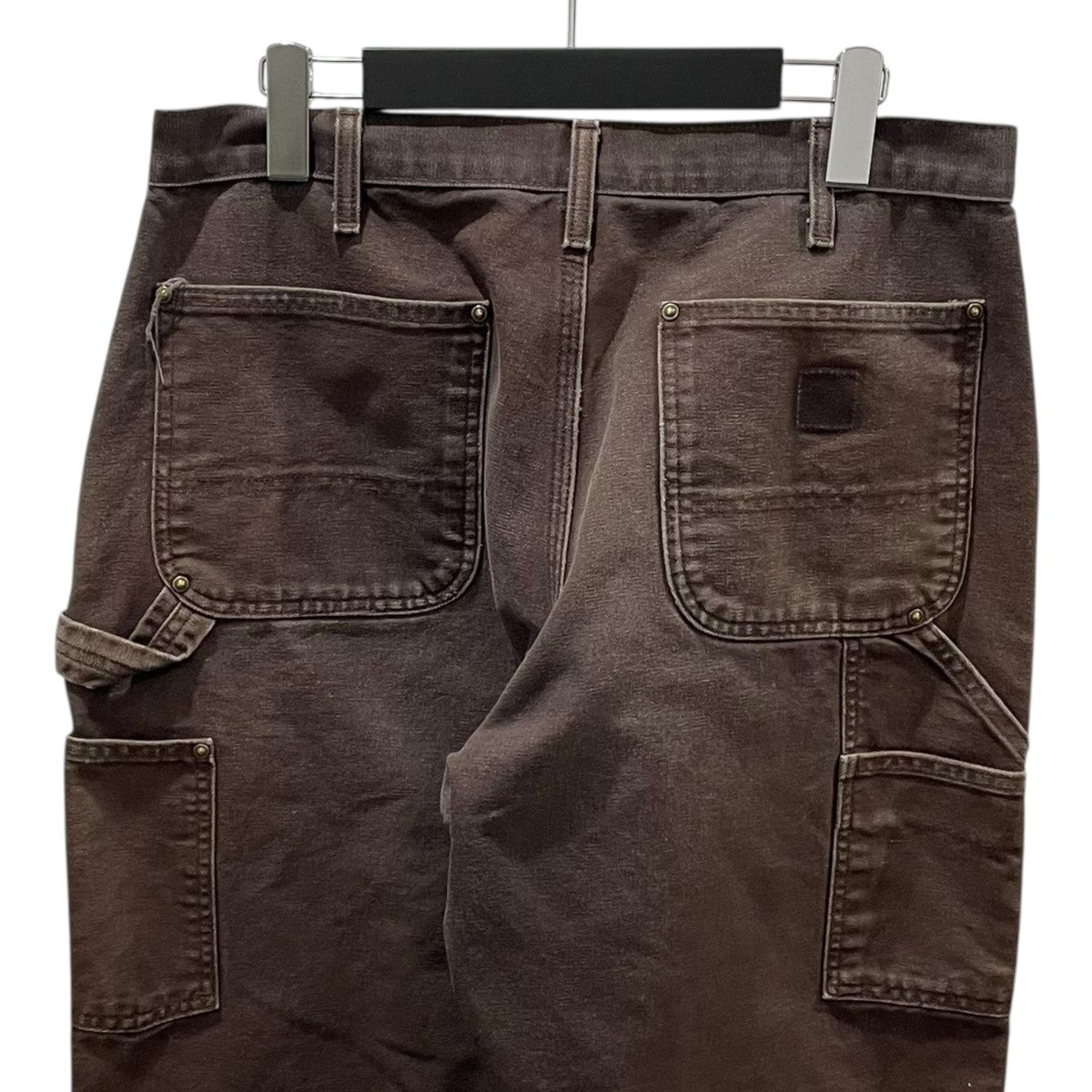 ダブルニーパンツ WASHED-DUCK DOUBLE-FRONT WORK DUNGAREE ウォッシュド ダック ダブルフロント ワークダンガリー B136