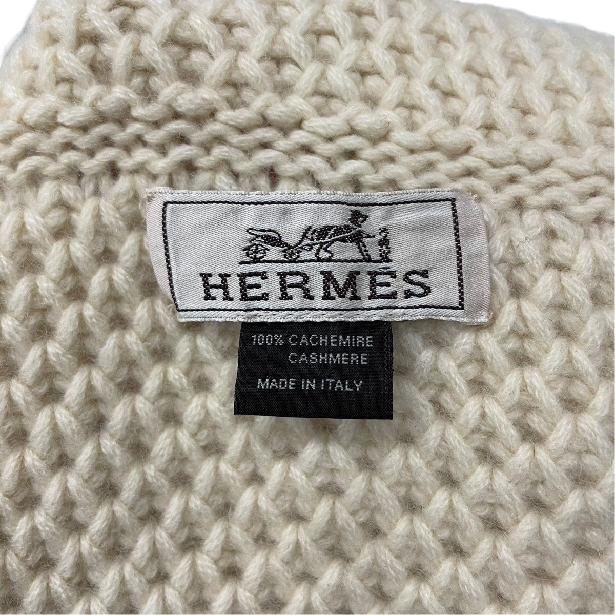 HERMES スヌード 古着・中古-3枚目のアイテム画像