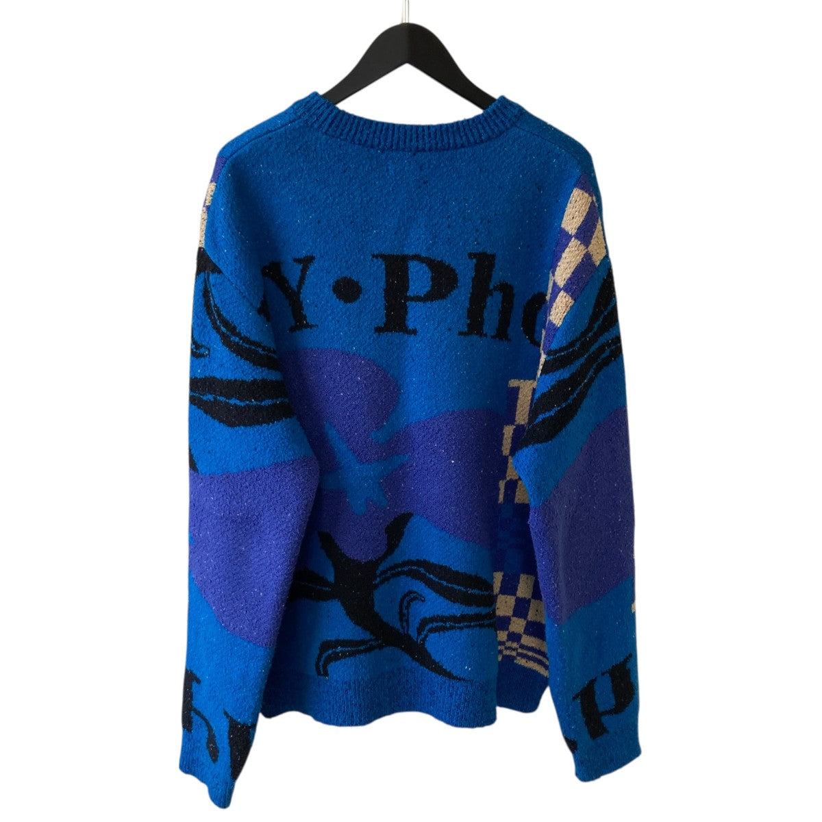 Intarsia-knit jumperニット24FW-K-01