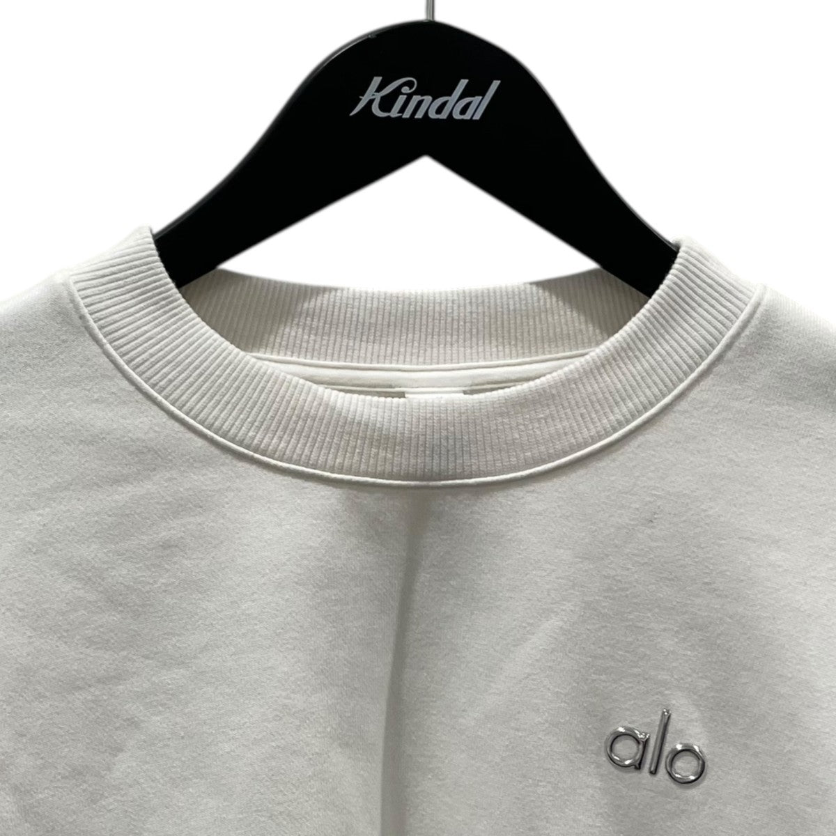 ALO Yoga(アローヨガ) 裏起毛ショートスウェットトレーナー Accolade