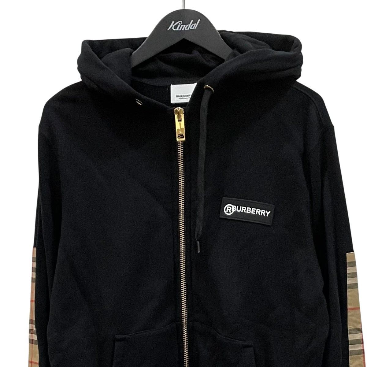 BURBERRY(バーバリー) ジップパーカー8024543 8024543 ブラック サイズ